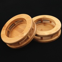 Sous-plat en bambou durable de qualité supérieure, résistant à la chaleur, anti-brûlure, support pour casseroles, sous-verre professionnel pour la cuisine, pour bols et cuiseurs vapeur
