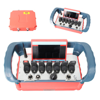 Terminal de Control Inalámbrico Profesional con Convertidor de Frecuencia de 24V, 7 Joysticks y Pantalla LCD para Camión Bomba de 6 Etapas