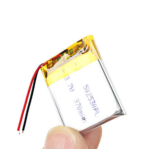 Пользовательский 502530 370 мАч 600 мАч 3,7 в литий-полимерный аккумулятор, литий-ионные аккумуляторы, перезаряжаемые батареи, литий-полимерные батареи - Product Image 6