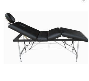 <span class=keywords><strong>Table</strong></span> de <span class=keywords><strong>massage</strong></span> pliable portable de qualité supérieure pour salon de beauté et spa, avec pieds en aluminium réglables en hauteur, pour les soins du visage - Product Image 5