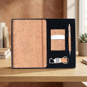 Ensemble cadeau d'affaires de qualité supérieure, personnalisé et embossé, comprenant un agenda en métal, un stylo personnalisé, une bouteille d'eau, cadeau d'entreprise pour le Nouvel An - Product Image 5