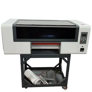 30cm A3 Size Uv Dtf Sticker Printer Cheap Price Mini Uv Dtf Printer Cmykw Varnish With 3 Pcs F1080a1
