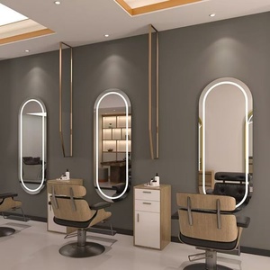 Espejo LED Moderno con Luz, Montado en la Pared, Estilo Europeo Simple, para Peluquería, Salón de Belleza - Product Image 6