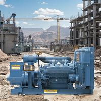 Grupo electrógeno diésel Mitsubishi SME con motor de 50Hz y diseño de Marco abierto 688KVA