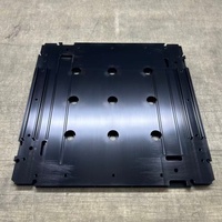 Usinage CNC sur mesure en usine professionnelle, profilés en aluminium, finition anodisée noire, qualité assurée