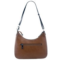 Sac Chic Grande Demi-Lune en PU Premium avec Bandoulière Réglable, Silhouette Élégante et Sûre, Couleur Unie, Idéal pour le Bureau et les Trajets Quotidien, Sac Demi-Lune Raffiné