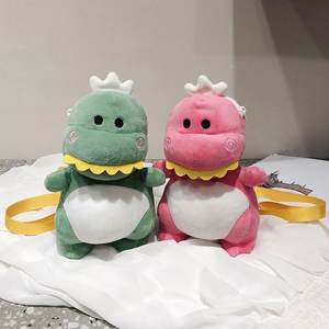 Petit sac à dos bandoulière pour garçons et filles, en peluche super douce, motif <span class=keywords><strong>dinosaure</strong></span>, anti-stress, rembourrage en coton PP, sac à bonbons, lavé, Halloween, 14 ans et plus - Product Image 1