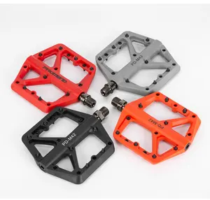 Hotsale Bike Pedals Nylon 10 Colors Sealed Bearing Pedales Mtb 120 Width Big Platform Bicycle Pedal Mtb Bicycle Parts