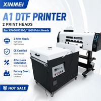 Imprimante DTF 24 pouces (60 cm) A1 à double tête, compatible I1600 I3200 XP600 pour T-shirts – Approvisionnement direct usine