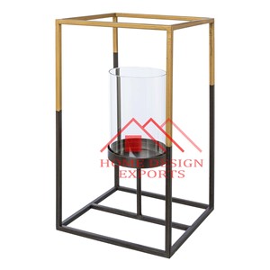 Portavelas para centros de mesa Linterna de jardín colgante única Diseño de superventas Portavelas T-Light con votivo de vidrio - Product Image 2