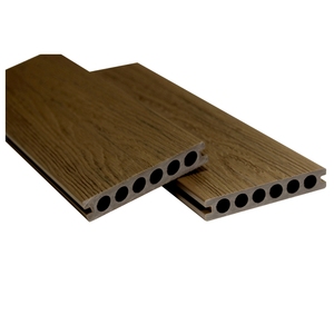 MEDOO Pavimentazione WPC Co-Estrusa Cava Moderna Quadrata Liscia Spazzolata per Esterni Giardino con Doppio Blocco a Incastro 18mm Resistente all'Acqua - Product Image 6
