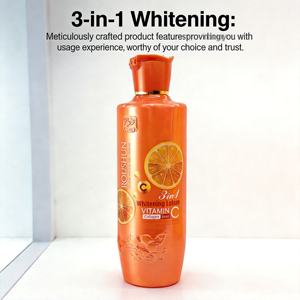 Lotion Corporelle Végétalienne aux Herbes VC 500ml Hydratante Éclaircissante pour Peaux <span class=keywords><strong>Caramel</strong></span> - Product Image 3