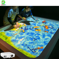 Leplay LP-S026 Équipement de terrain de jeu intérieur personnalisé, projecteur interactif DLP holographique pour enfants, table de sable, paradis de divertissement