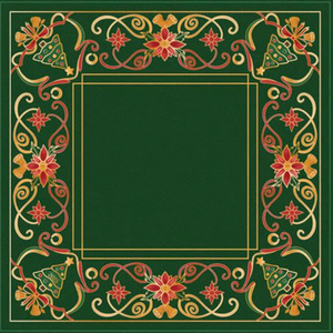 Tapis de Mahjong Américain à Motif Couronne de Noël, Tapis de Jeu de Mahjong Antidérapant en Néoprène Réducteur de Bruit pour Cadeau de Noël - Product Image 6