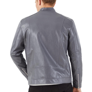 Veste pour homme, nouvelle arrivée 2025, veste en cuir de haute qualité avec fermeture éclair, logo et couleur personnalisés, vestes pour hommes - Product Image 3