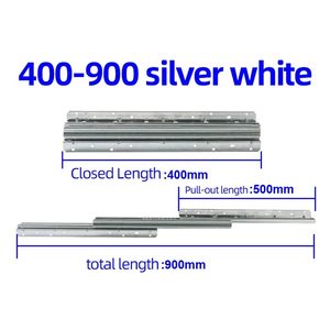 400-900 Glissières de <span class=keywords><strong>tiroir</strong></span> robustes à montage par le bas Glissières complètes à glissières cachées <span class=keywords><strong>Escalier</strong></span> Placard Armoire Armoire - Product Image 2