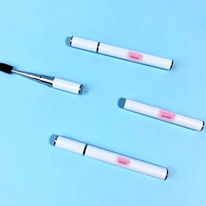 Metal pequeño portátil extensión <span class=keywords><strong>de</strong></span> <span class=keywords><strong>pestañas</strong></span> espuma champú cepillos maquillaje viaje Nylon Spoolie varita rímel cepillo <span class=keywords><strong>de</strong></span> <span class=keywords><strong>pestañas</strong></span> con tapa - Product Image 1