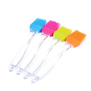 Pinceau de cuisine en silicone pour sauce barbecue, glaçage de viande, nettoyage extérieur, manche en plastique, outils de pâtisserie et de préparation alimentaire résistants à la chaleur - Product Image 3