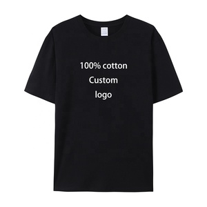 T-shirt in Cotone con Logo Personalizzato e Stampa Serigrafica, Taglia EU/US, Collo Tondo, Manica Corta Casual per Aziende - Product Image 1