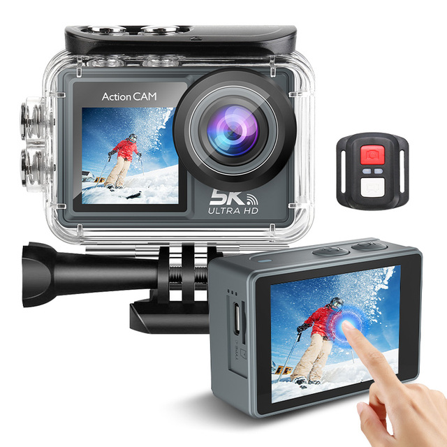 Waterproof Cheap Private Model 5K Action Camera Video Professional Sports Camera Camcorder WiFi Touch Full HD Screen Cameras