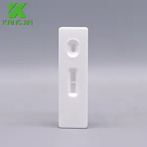 Empty lateral flow plastic cassette for rapid test