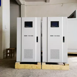 SBW tiga fase Ac 380v 200kva 300kva 400kva Regulator tegangan otomatis semua pilar tembaga secara seragam menyesuaikan Stabilizer tegangan