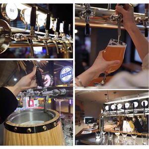 Distributeur de bière commercial, distributeur de jus, <span class=keywords><strong>6</strong></span> robinets de bière, distributeur de fûts, refroidisseur de bière, distributeur de bière, kegerator - Product Image 6