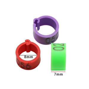 ห่วงติดขาสำหรับนกพิราบสัตว์ปีกขนาด8*7มม. หลากสี - Product Image 3