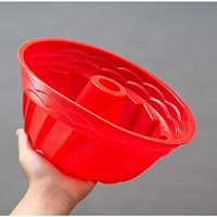 UNIMOULD Moule à gâteau en spirale à grand vortex unique, personnalisé en usine, en silicone alimentaire antiadhésif et écologique, 24x10cm, pour fondant et chocolat