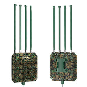 Répéteur amplificateur WiFi 6 AX3000 double fréquence longue portée 500m, étanche IP67, 2 antennes camouflage WN573HX3GW - Product Image 1