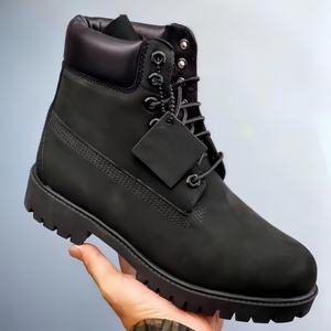 2026 New Luxury Designer Waterproof Genuine Leather <b>Work</b> <b>Boots</b> Stylish Original Best Selling High Top Walking Shoes - Product Image 3