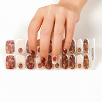 Autocollants pour ongles en gel semi-durcis longue durée, fournis par l'usine