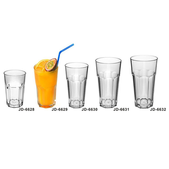Restaurant Polycarbonate Virtually Unbreakable Drink WateTumbler