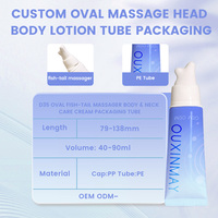 Tube de massage Gua Sha en céramique pour le cou, soin raffermissant et liftant en V, emballage cosmétique pour crème de contour