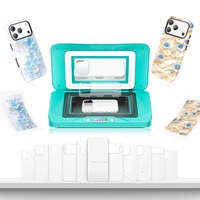 Machine de presse à chaud sous vide 3D multifonctionnelle par sublimation, neuve, avec PLC, pour l'impression de coques de téléphone portable
