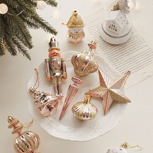 Nouvel An, Noël : Pendentifs pour sapin, accessoires coquillages, petites étoiles à cinq branches, fournitures de décoration, décorations festives pour la maison - Product Image 3