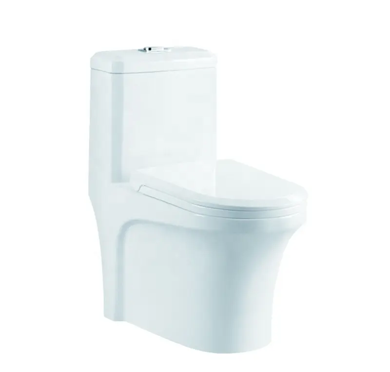 Popular sanitary ware bathroom floor mounted white ceramic supermarket portable ceramic human restaurant toilet
