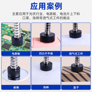 Lingyang Hardware Single Cup Manual Suction Cup Industrial Grade Composite Material <b>Silicone</b> <b>Rubber</b> Vacuum Suction Cup - Product Image 4