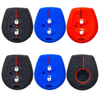 Housse de protection pour clé de voiture en silicone pour Chery QQ3 A1 Cowin QQ6 Skoda Octavia Mk1 VW Fox Seat Cordoba Leon Sate Mc1 Ibiza 6L