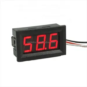 Neuankömmling Kleines tragbares 2-Draht-LED-Digitalspannungsmessgerät Voltmeter DC 4,5 ~ 30V blau, rot, grün