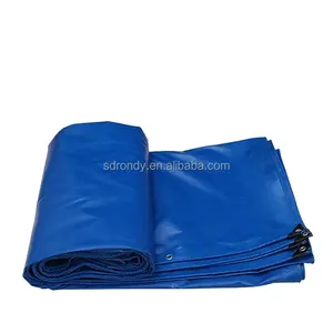 450GSM 650GSM Bâche en pvc avec revêtement anti-uv pour tente Tissu Imperméable 900g rideaux de camion matériaux de bâche en pvc