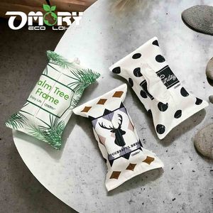 OMORY Funda para pañuelos de algodón y lino resistente, colgante, 21x33CM, tipo bolsa para pañuelos, para colocación plana - Product Image 1