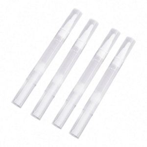 Tube d'huile pour cuticules vide personnalisé avec logo, 3 ml, 5 ml, en plastique transparent brillant, stylo cosmétique à visser pour soins personnels avec couleur personnalisée - Product Image 2