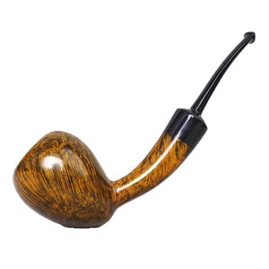 Handmade Bent Acorn Wood Tobacco Pipe Light Colored Glossy Surface Filter Smoking Accessory Personal Gift - Product Image 5