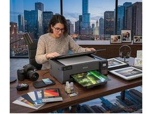 Imprimante jet d'encre grand format A3 Plus L18050 avec sortie couleur haute résolution, interface USB pour affiches, brochures, catalogues - Product Image 5
