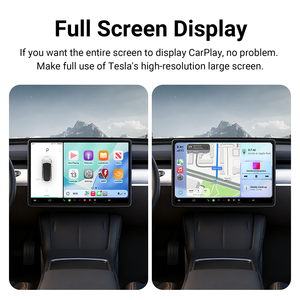 RHYTHM CarPlay ชุดติดตั้งแอนดรอยด์อัตโนมัติสำหรับ Tesla รุ่น3 Y 2019 2024เชื่อมต่อแบบมีสายระบบรถของแท้ - Product Image 3
