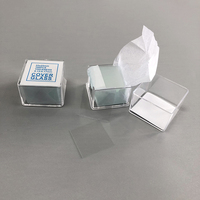 Disposable Transparent Glass Microscope Slides 22x22mm for Laboratory Use
