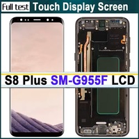 Écrans LCD de téléphone portable en gros pour Samsung S8 S8 Plus, remplacement d'écran tactile pour écran LCD Samsung.
