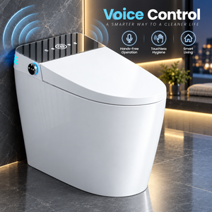 Inodoro Inteligente con Bidé Eléctrico, Inodoro de Una Pieza, Cerámico, Totalmente Automático - Product Image 5