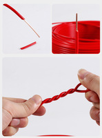 Niedriger Preis PVC-Wohn kabel 1,5mm 2,5mm 4mm 6mm Kupferkabel für die Haus verkabelung